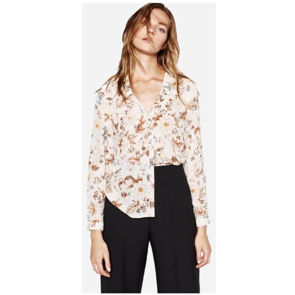 Zara Floral Top - Picture 1 of 4